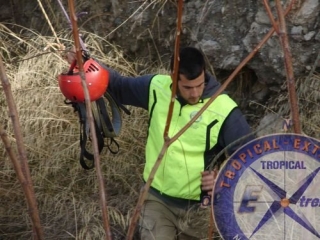 Preparando el material